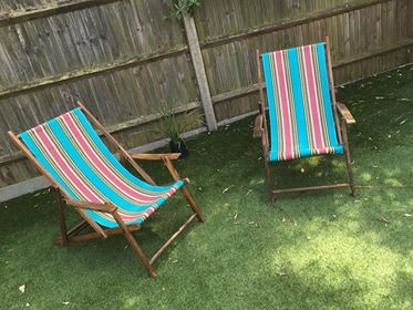 Recovered Deckchairs in Stripesco Vintage Canvas