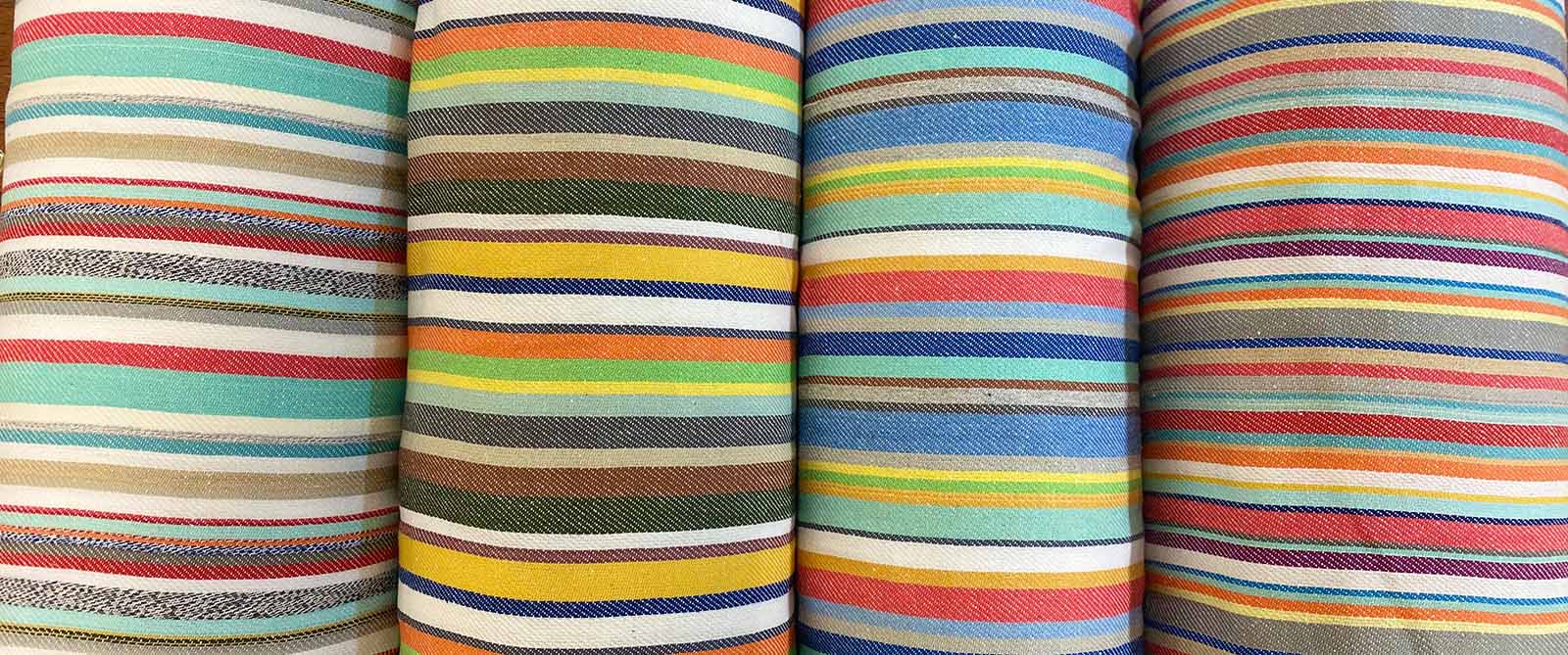 Striped Brushed Cotton Fabric