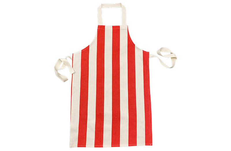 Red White Stripe Childs Aprons