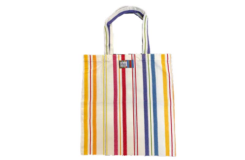 Pastel Rainbow Stripe Tote Bags - Summer Tote Bag