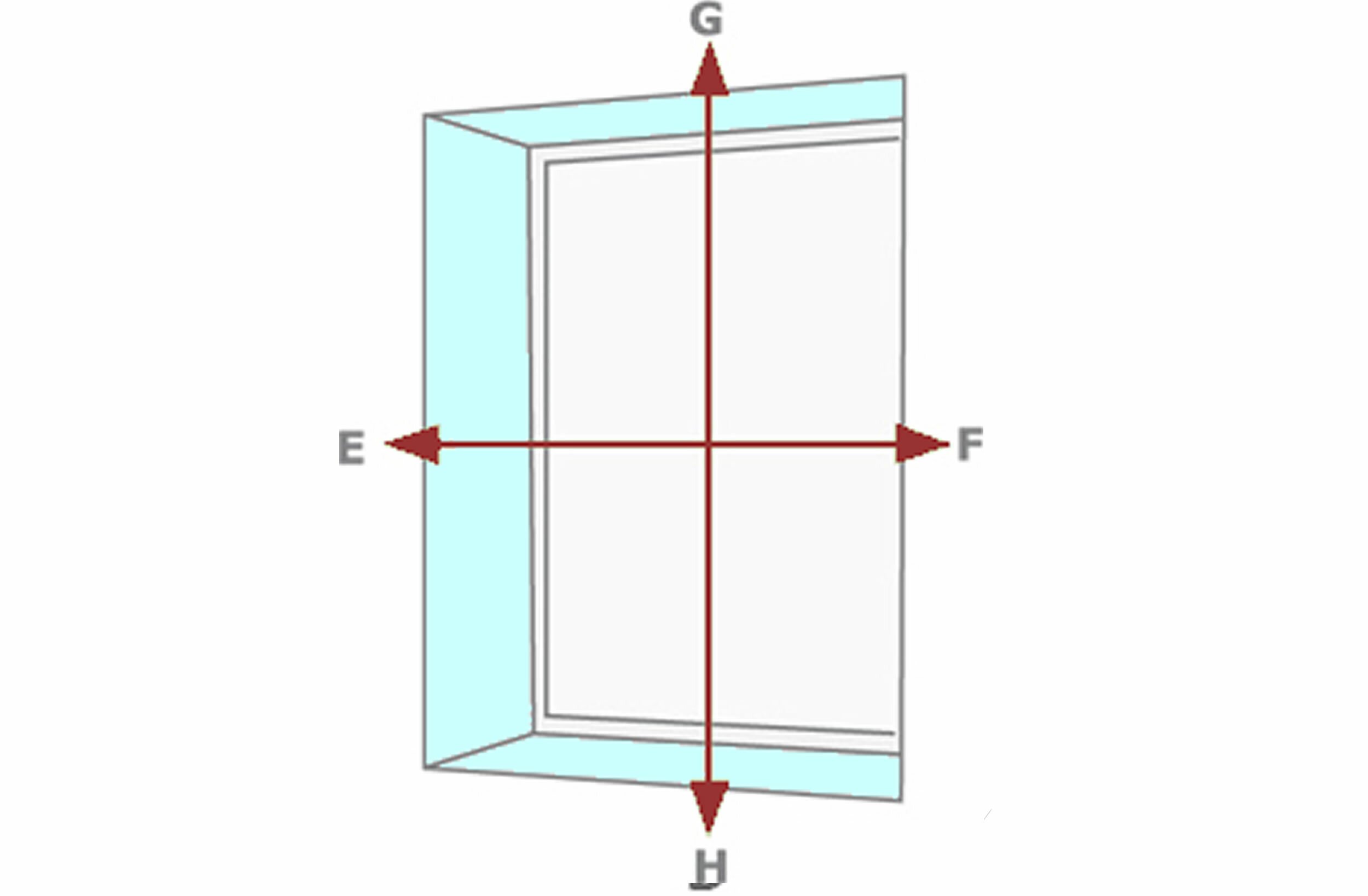 how to measure Vertical Blind Outside a Recess