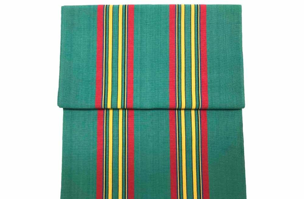 Birdwatching Directors Chair Covers | Green Stripe Replacement Director Chair Covers