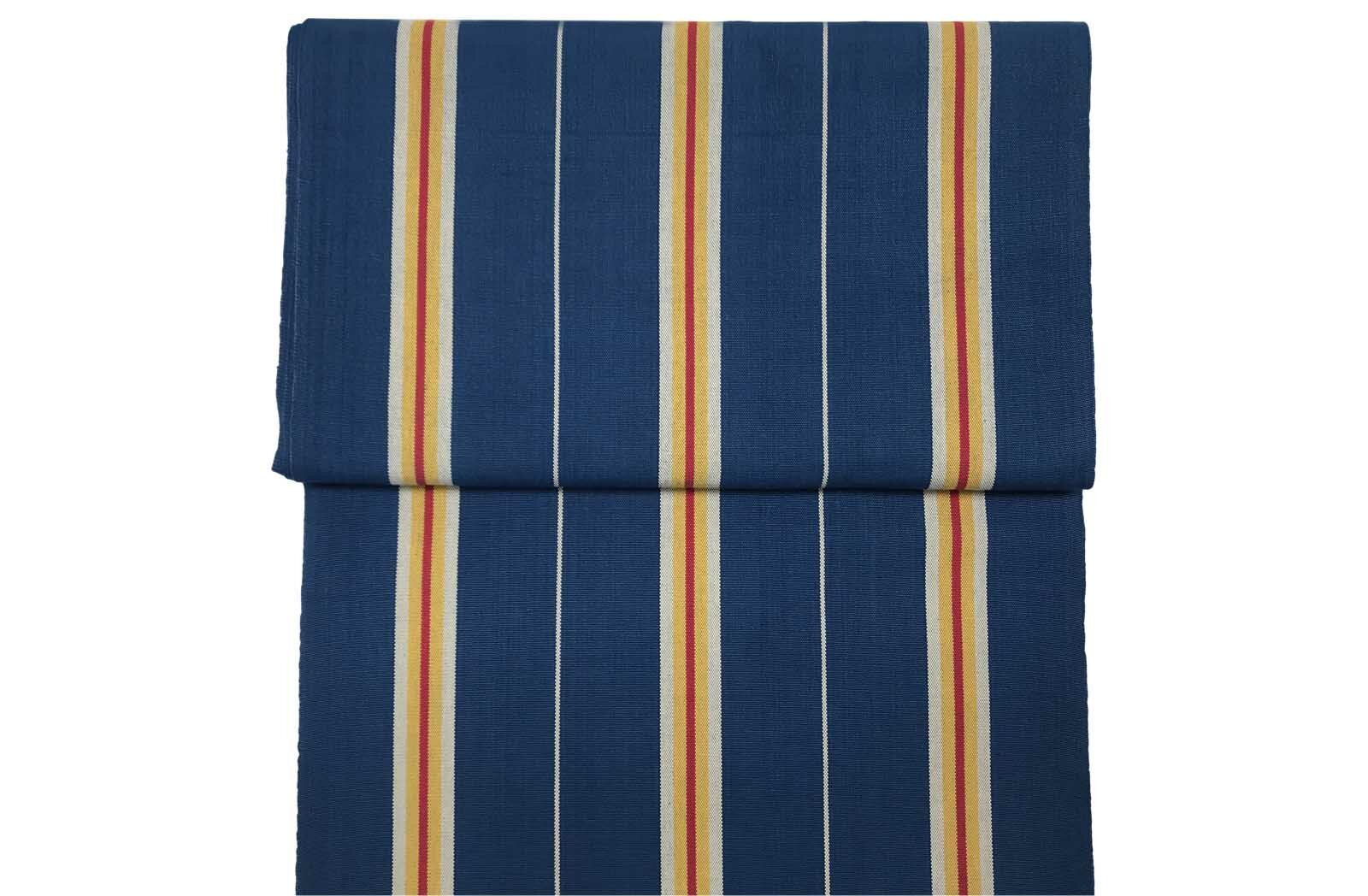 Replacement Deck Chair Slings Navy blue, off white, gold   