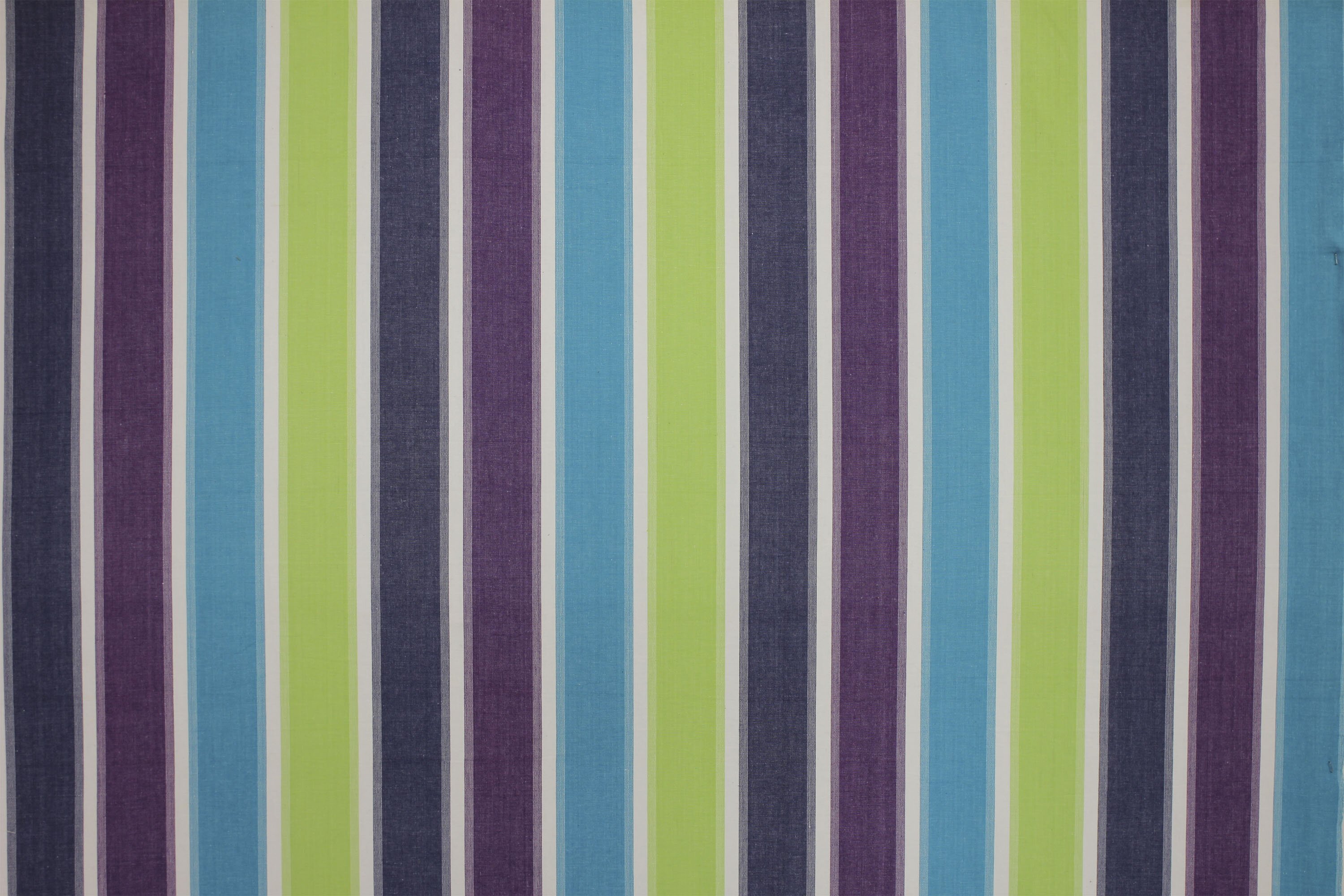 Wipe Clean Fabrics | Water Repellent Fabrics | Striped Coated Fabrics lime green, turquoise, white   