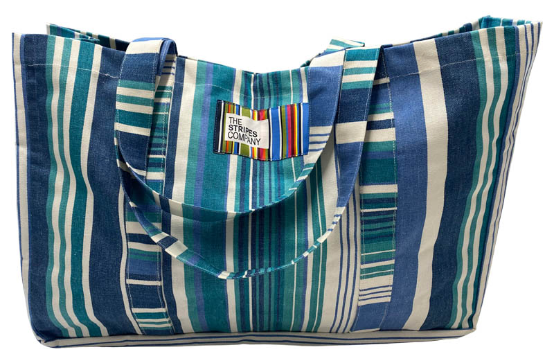 Blue, Green, White Extra Large Beach Bags