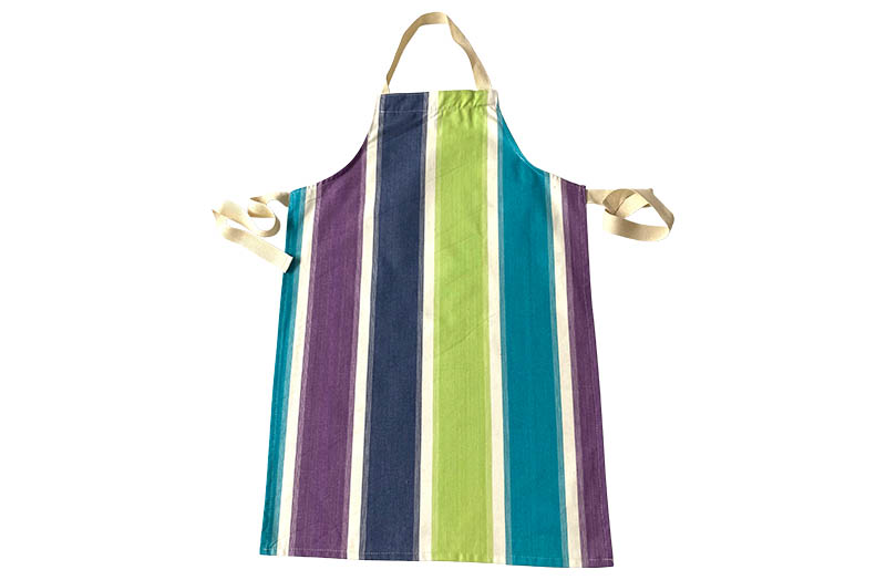 Lime Green, Turquoise, White Childrens Water Repellent Aprons
