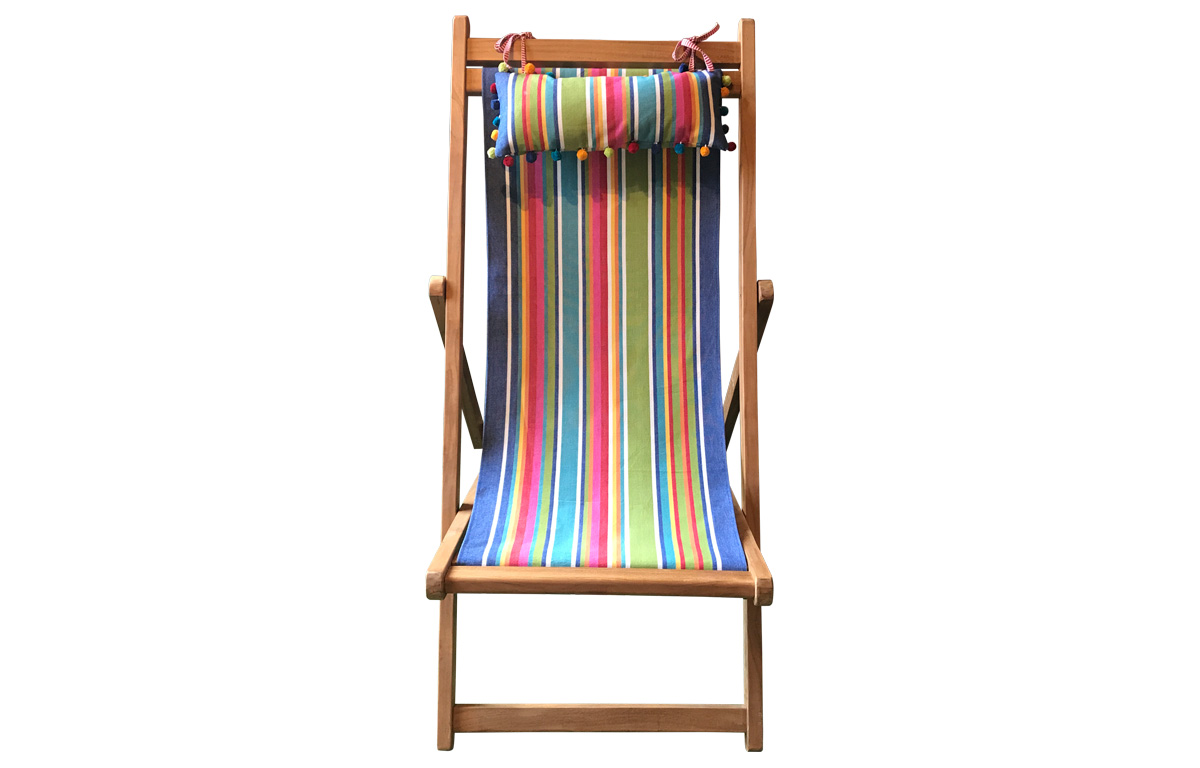 Stripe Headrests for Deck Chairs