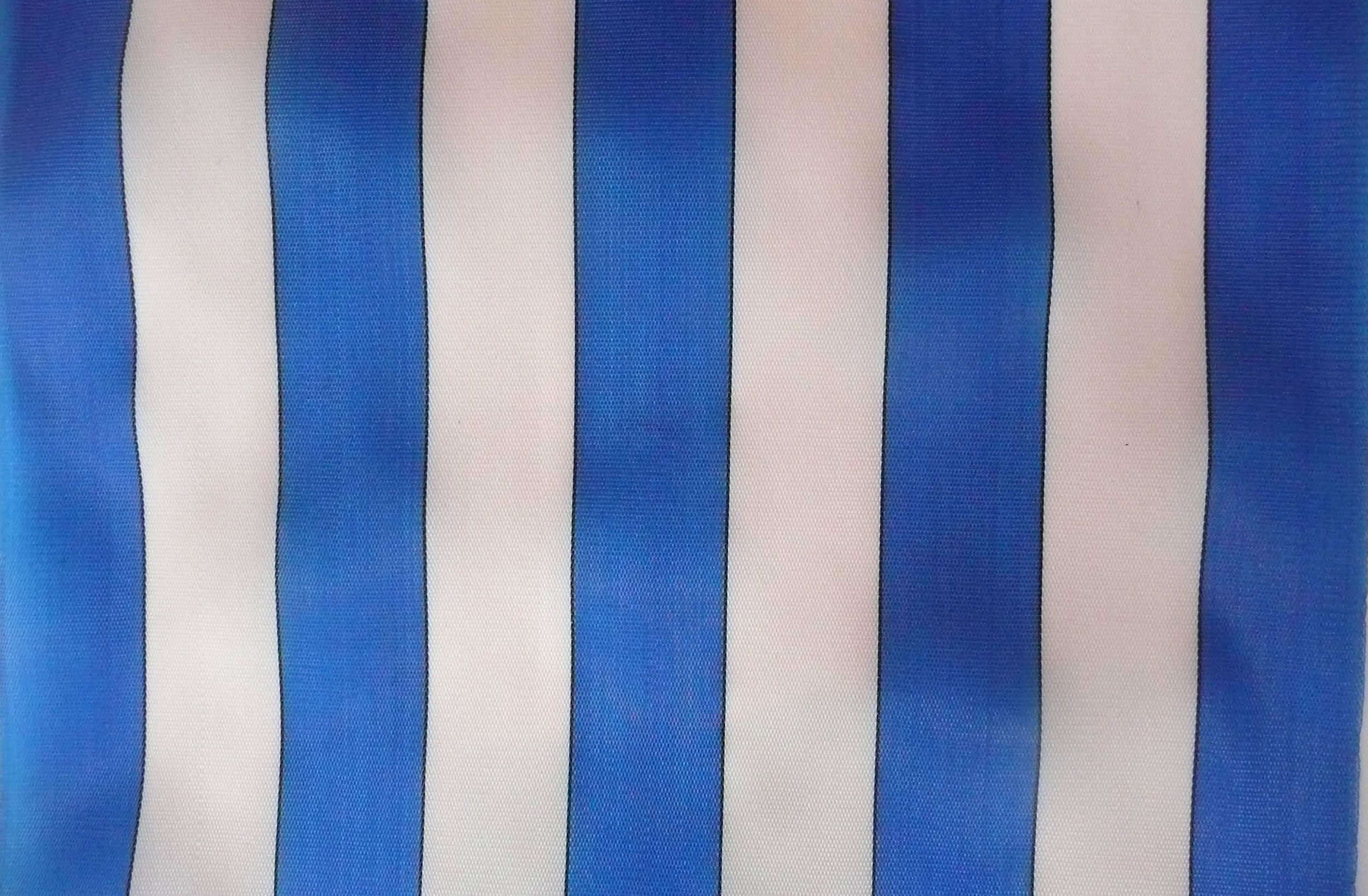 Blue and White Waterproof Deckchair Fabric