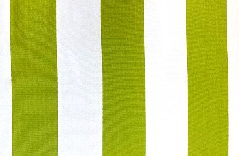 lime green and white stripes 7.7cm wide