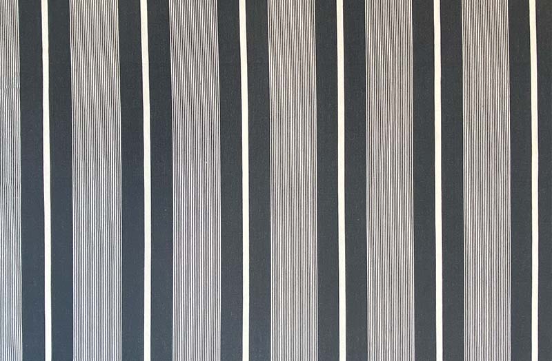 bluey grey and white stripe material