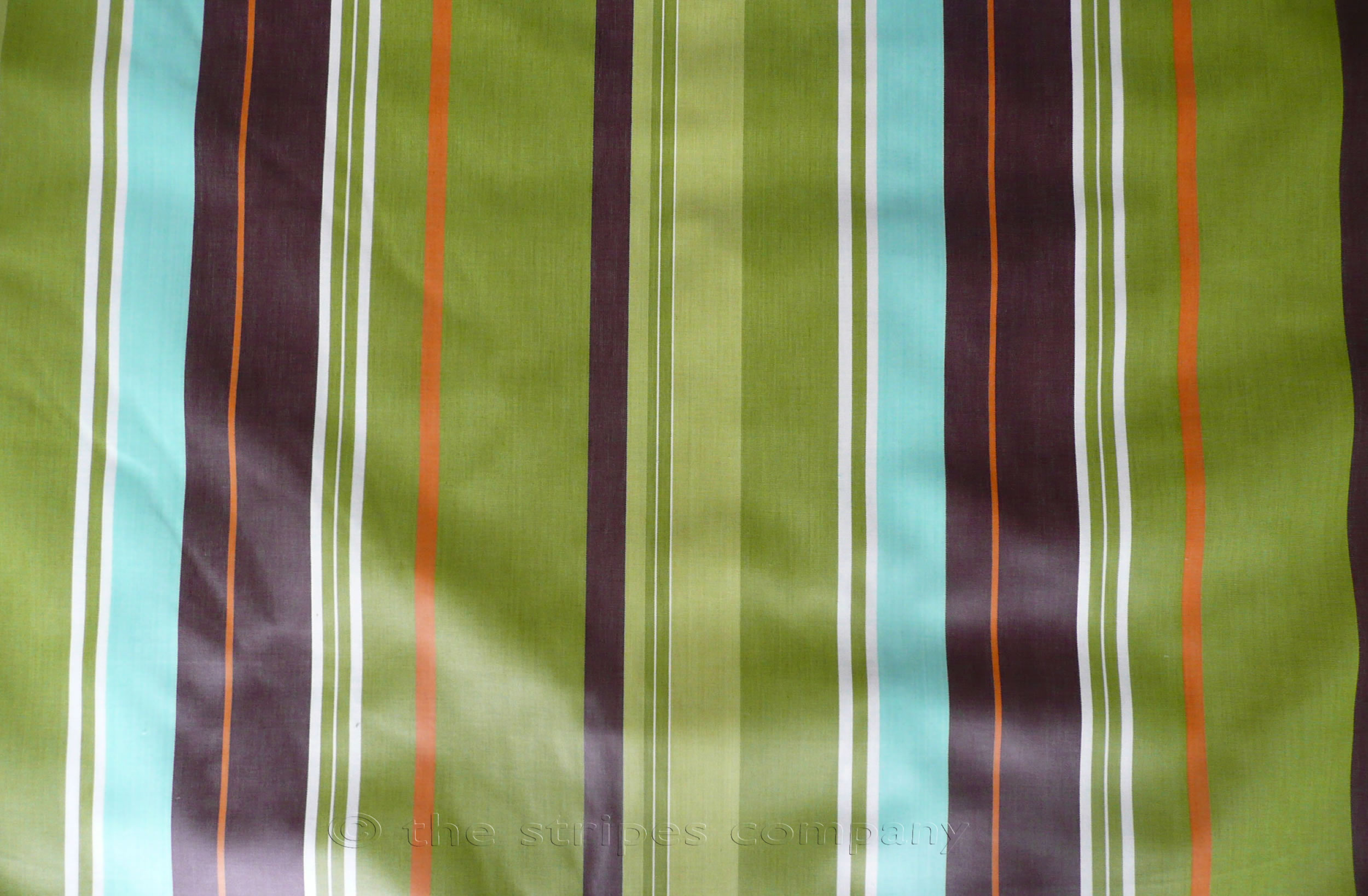Lime Green Striped Oilcloth Fabrics | Wipeable Stripe Fabrics Tennis Stripes