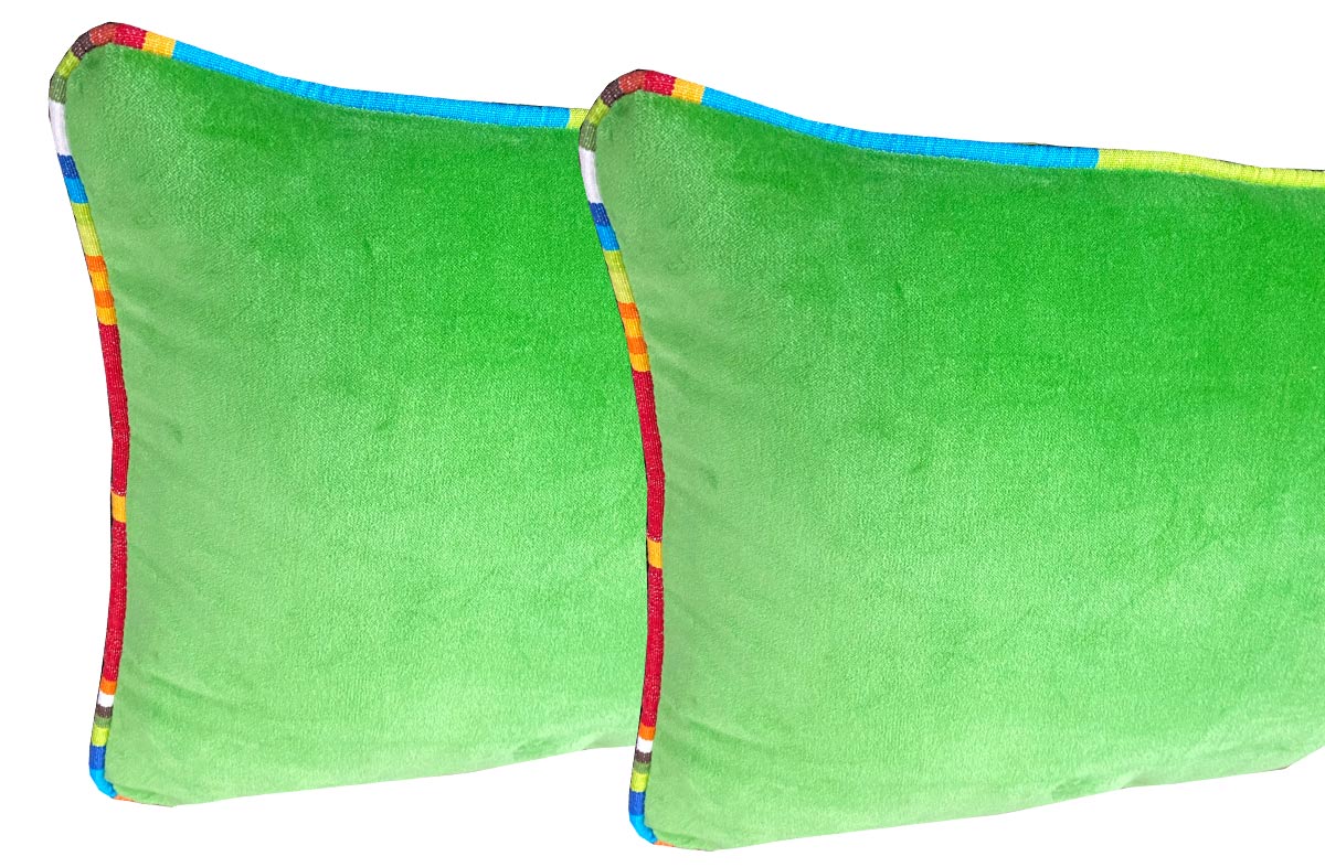 Green Velvet Cushion Covers