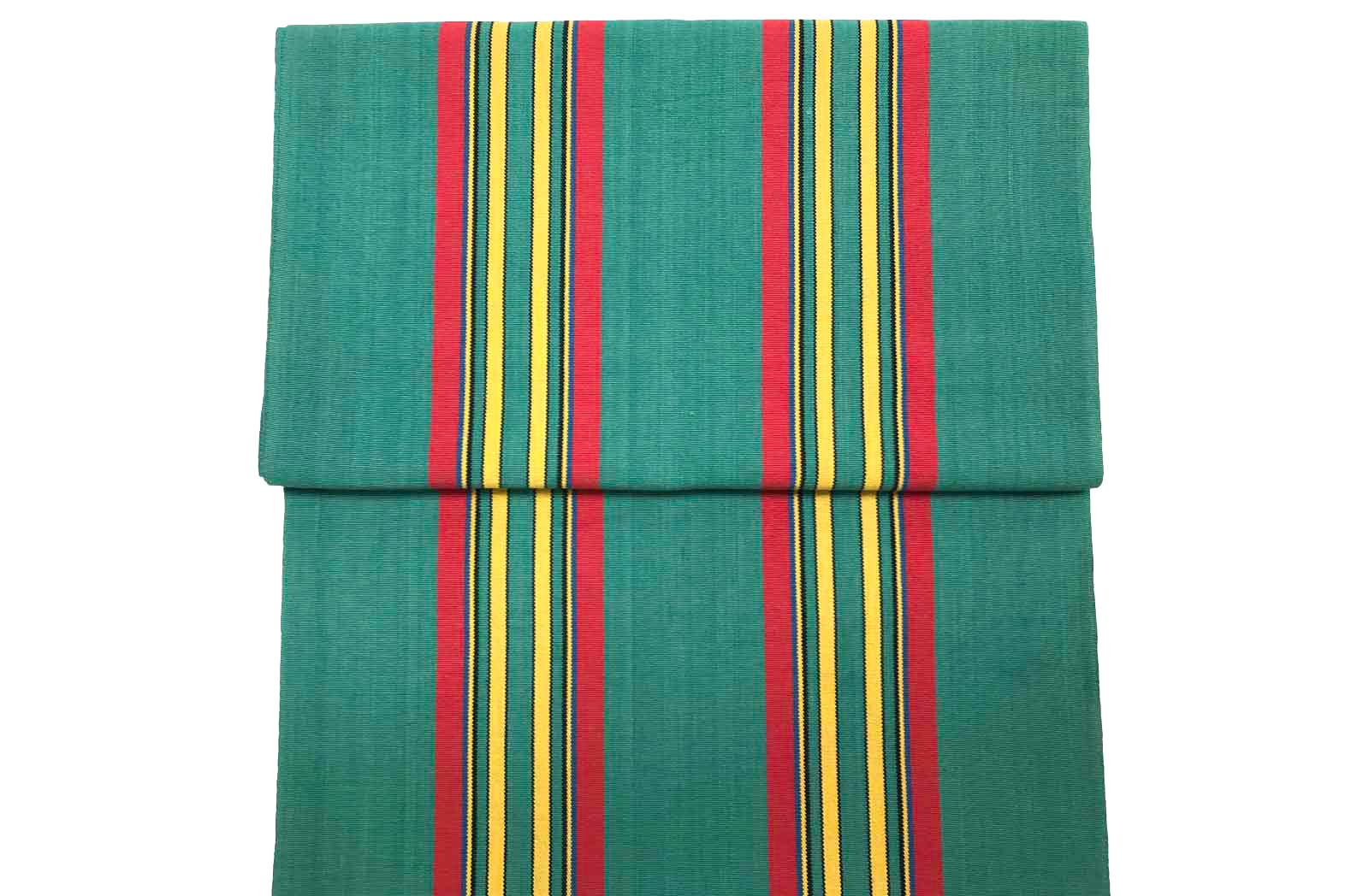 Replacement Deck Chair Slings Jade green, red, yellow stripe 