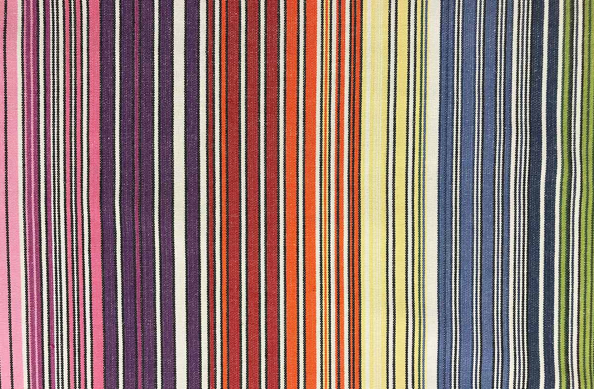 striped roman blind Rhumba Interior Striped Fabric - 150cm