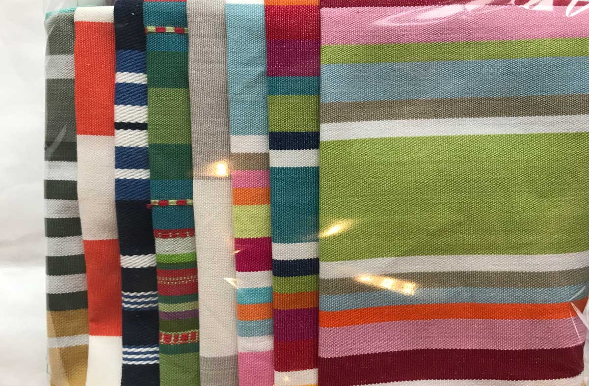 stripe fabric remnants