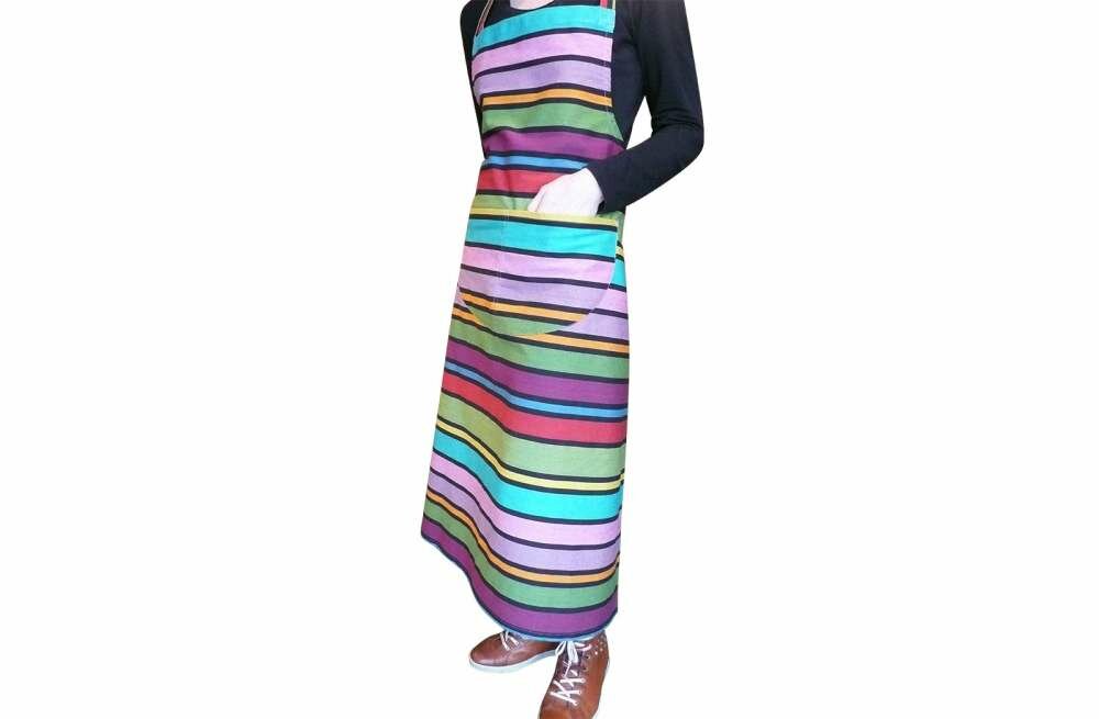 Fun Striped Aprons - Dominoes Stripe