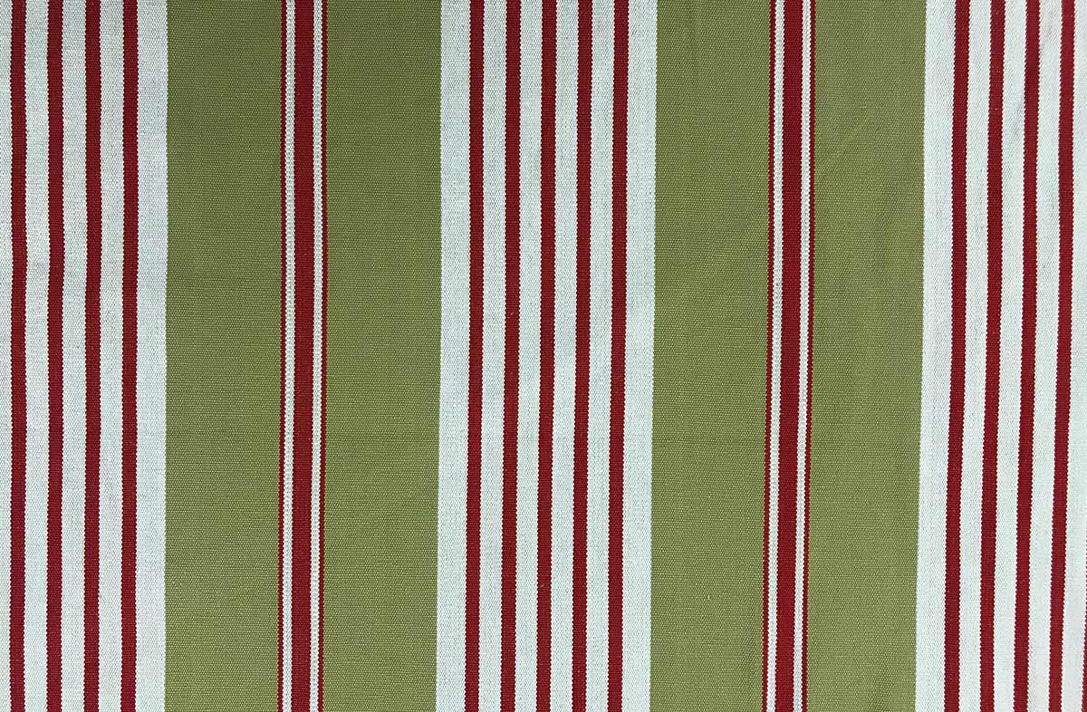 olive striped fabric