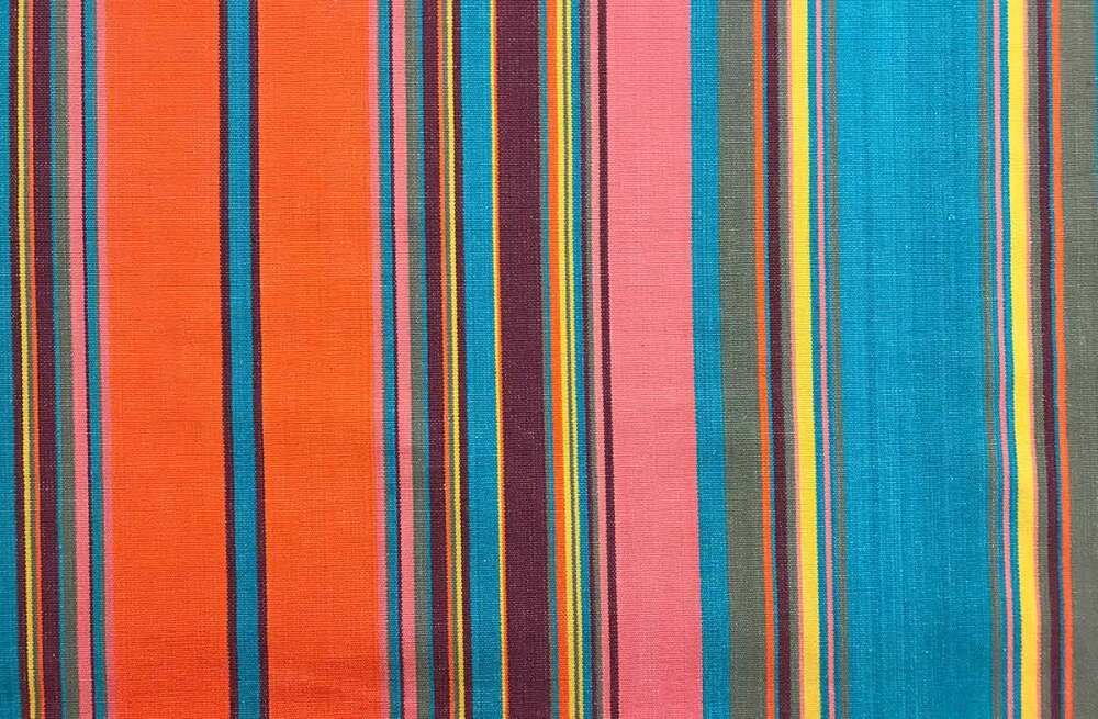 striped roman blind Slalom Blue Interior Striped Fabric 150cm