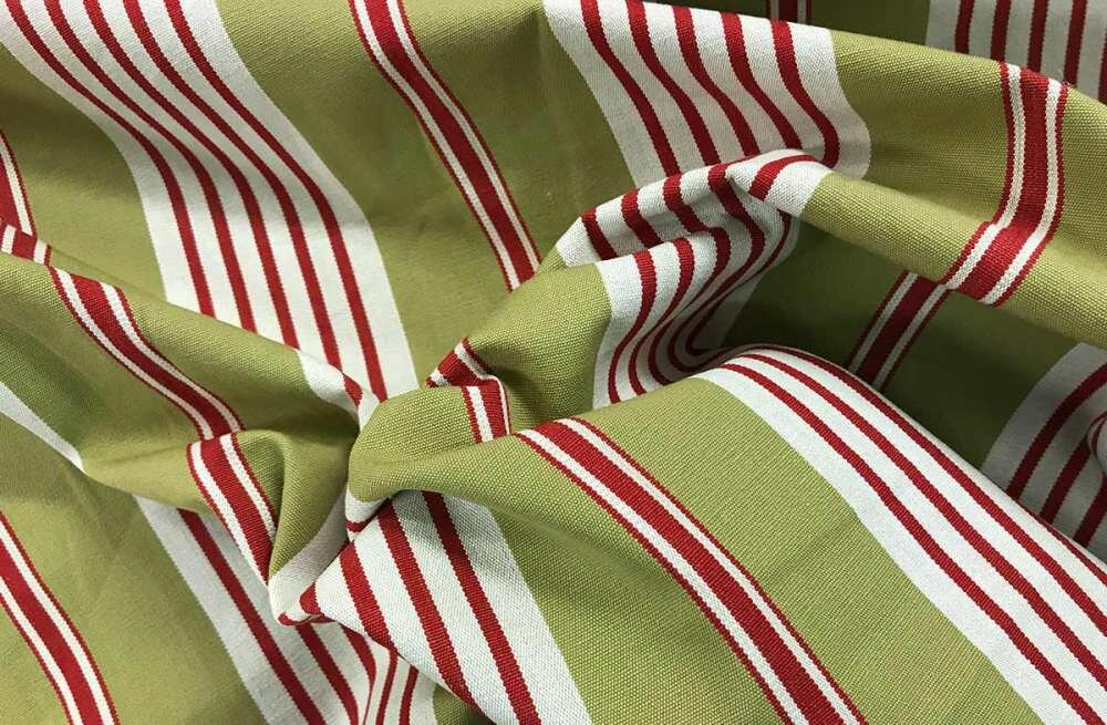 Olive Striped Fabrics | Stripe Cotton Fabrics - Billiards Stripes